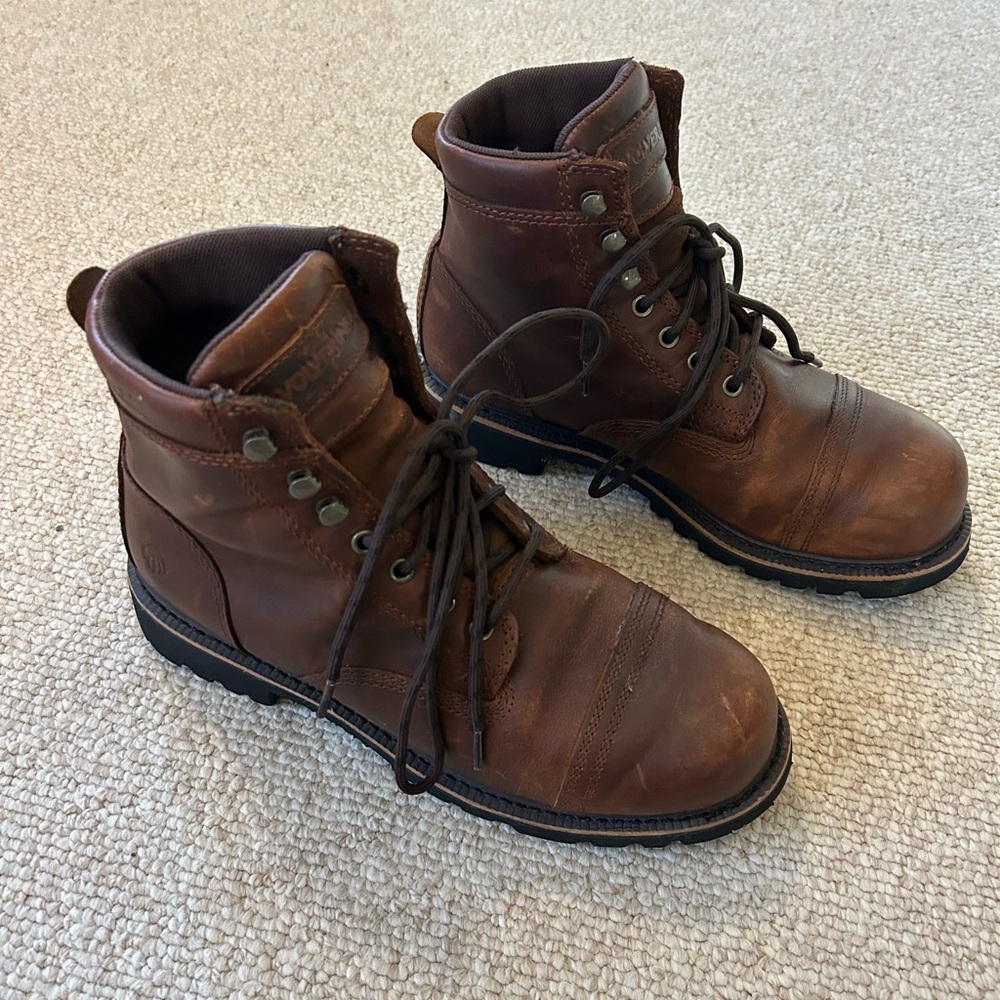Wolverine Men's Rich Brown Leather Boots